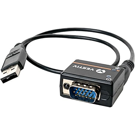 Avocent VERTIV SFIQ-VGA Server Interface Module|Access Cable for KVM switches - RJ-45/USB/VGA Server Interface Module for KVM Switch, Keyboard/Mouse, Common Access Card (CAC) Reader, Server - Supports up to 1920 x 1080