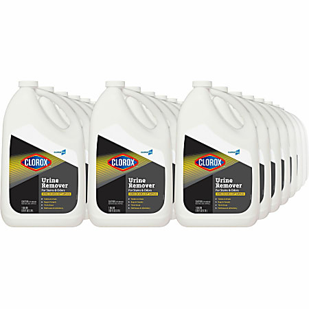 CloroxPro Urine Remover for Stains and Odors Refill - 128 fl oz (4 quart) - 120 / Pallet - Bleach-free - Clear