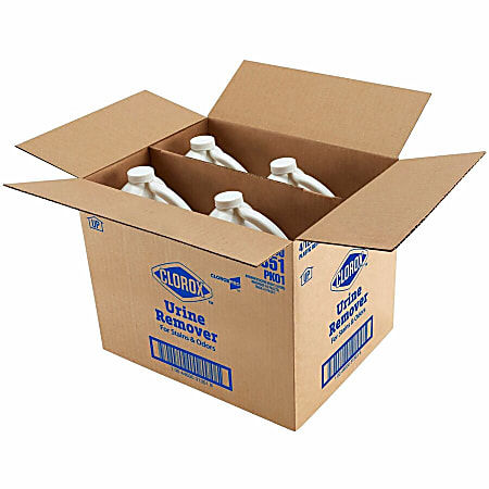 CloroxPro Urine Remover for Stains and Odors Refill - 128 fl oz (4 quart) - 120 / Pallet - Bleach-free - Clear