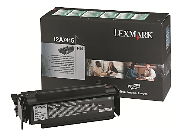 Lexmark™ 12A7410 Return Program Black Toner Cartridge
