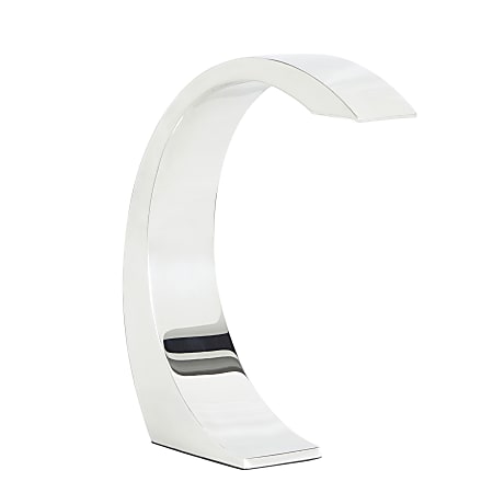 LumiSource Element Touch Table Lamp, 13"H, Silver