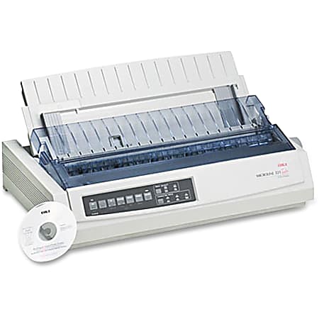 OKI® Microline® 321 Monochrome (Black And White) Dot Matrix Printer