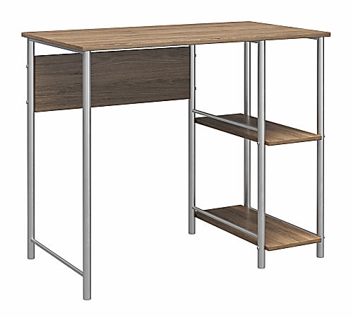 Ameriwood™ Home Garrett 36"W Metal Student Computer Desk, Brown