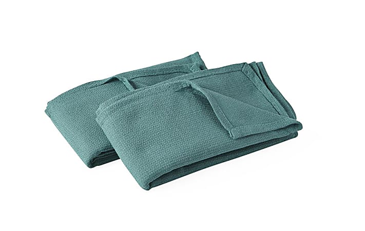 Medline Sterile Disposable Surgical Towels, Deluxe, 27" x 17", Green, 4 Towels Per Pack, Case Of 20 Packs
