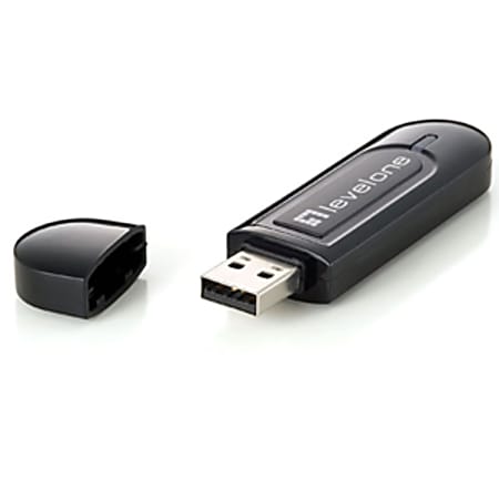 LevelOne WUA-0616 Wireless N 300Mbps USB Adapter w/WPS Button