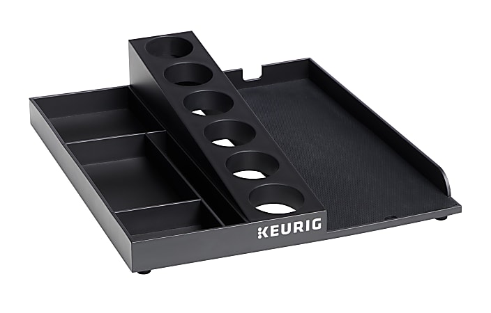 Keurig&reg; K-Suite&reg; Coffee Tray, 2&rdquo; x 11-1/8&rdquo;, Black