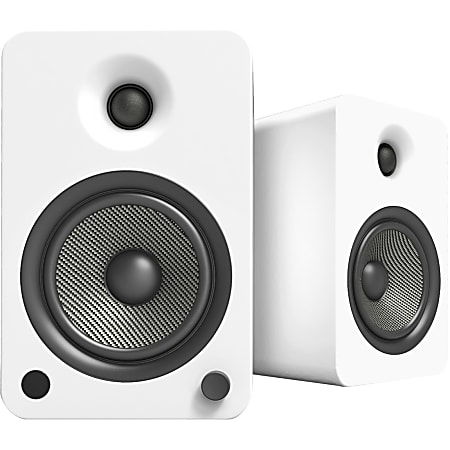 Kanto YU6MW 2.0 Bluetooth Speaker System - 100 W RMS - Matte White - Bookshelf - 50 Hz to 20 kHz - USB