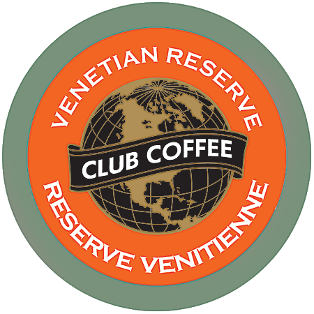 Club Coffee AromaCups, Venetian Reserve, Single-Serve Cups, Box Of 20