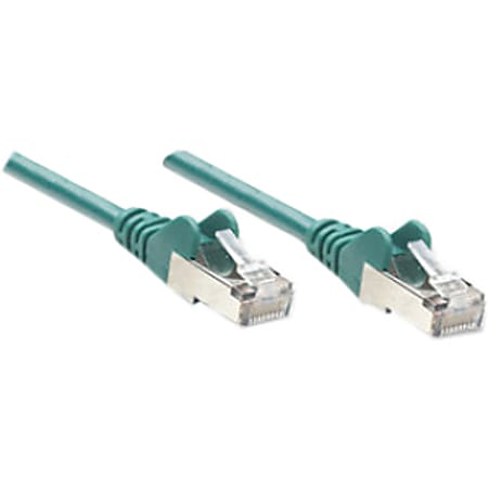 Intellinet Patch Cable, Cat6, UTP, 3', Green