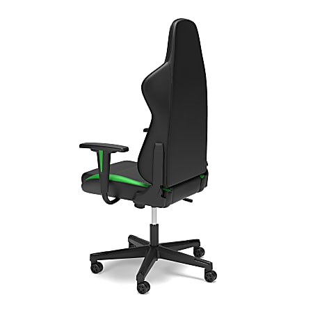 Respawn 110v3 Faux Leather Gaming Chair BlackGreen - Office Depot