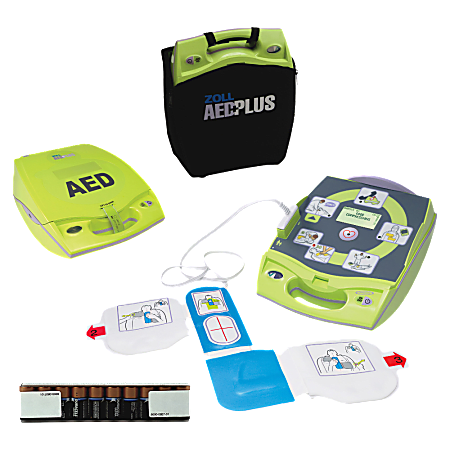 ZOLL® AED Plus® Defibrillator, Lime Green