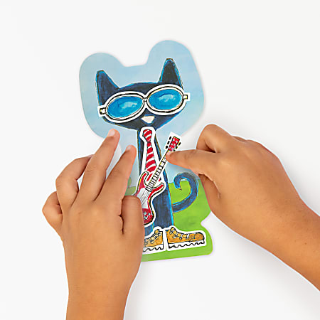Educational Insights Papercraft Pete The Cat Coloring Activity Set