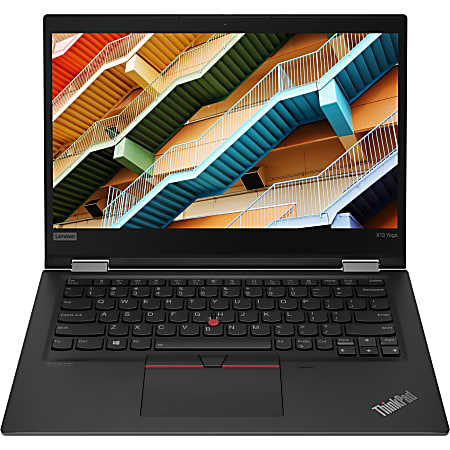 Lenovo ThinkPad X13 Yoga Gen 1 20SX001WUS 13.3" Touchscreen 2 in 1 Notebook - Full HD - 1920 x 1080 - Intel Core i5-10210U (4 Core) 1.60 GHz - 8 GB RAM - 256 GB SSD - Black - Windows 10 Pro - Intel UHD Graphics