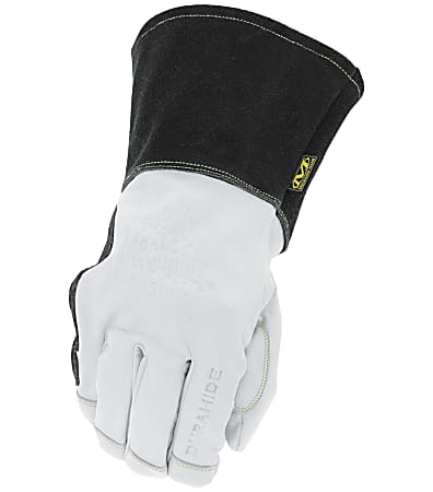 Mechanix Wear Torch Cowhide/Durahide Pulse TAA Welding Gloves, Medium, Black/White