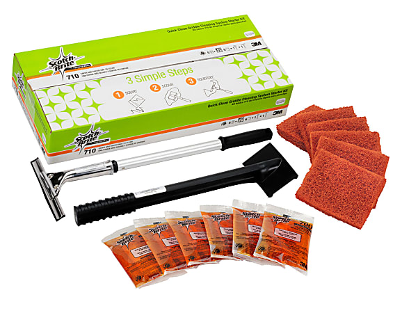 Scotch-Brite™ Quick Clean Griddle Cleaning Starter Kit