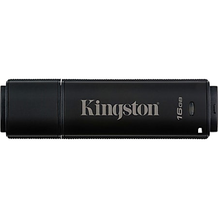 Kingston 16GB USB 3.0 DT4000 G2 256 AES FIPS 140-2 Level 3 - 16 GB - USB 3.0 - 256-bit AES