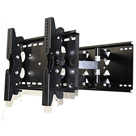 Bytecc BT-2337TSX - Mounting kit (wall mount, 2 articulating arms) - for LCD display - steel - black - screen size: 23"-37" - wall-mountable