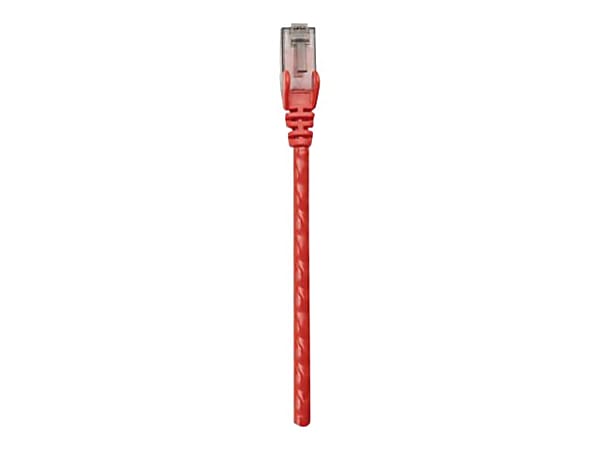 Intellinet Network Patch Cable, Cat6, 1.5m, Red, CCA, U/UTP, PVC, RJ45, Gold Plated Contacts, Snagless, Booted, Lifetime Warranty, Polybag - Patch cable - RJ-45 (M) to RJ-45 (M) - 5 ft - UTP - CAT 6 - molded, snagless - red