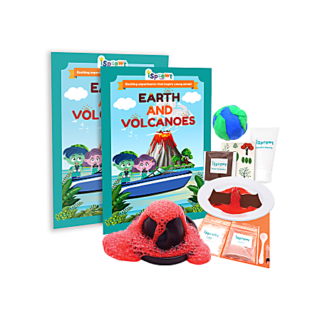 iSprowt STEM Science Class Kits, Earth & Volcano, Grades K - 5, Pack Of 20 Kits
