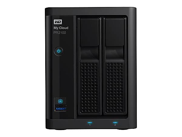 Western Digital® My Cloud Pro Series Media Server With Transcoding, Intel® Pentium N3710 Quad-Core, 8TB HDD, PR2100