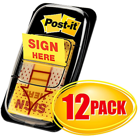 ファッション特集 in. 1 Flags it Post x 50 Dispensers 12 in. 1.7 事務用品