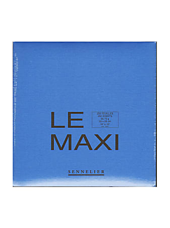 Sennelier Le Maxi Block Drawing Pad, 10" x 10", 250 Pages