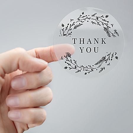 Clear printable hot sale sticker paper