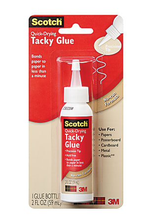 Scotch® Quick-Drying Tacky Glue, 4 Oz.