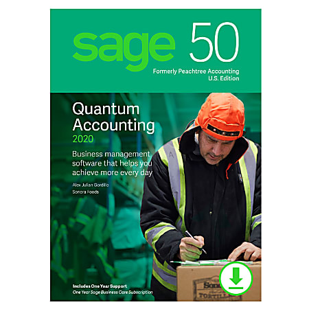 Sage 50 Quantum Accounting 2020 U.S. 4-User (Windows)
