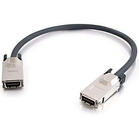 C2G 1m IB-4X InfiniBand Cable - Male - Male - 3.28ft - Black