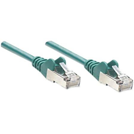 Intellinet Network Solutions Cat6 UTP Network Patch Cable, 5 ft (1.5 m), Green - RJ45 Male / RJ45 Male