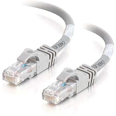 C2G-25ft Cat6 Snagless Crossover Unshielded (UTP) Network Patch Cable - Gray - Category 6 for Network Device - RJ-45 Male - RJ-45 Male - Crossover - 25ft - Gray