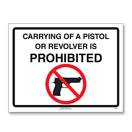 ComplyRight™ State Weapons Law Poster, English, Mississippi, 8-1/2" x 11"