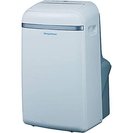 Keystone Portable Air Conditioner - Cooler - 4102.99 W Cooling Capacity - 700 Sq. ft. Coverage - Dehumidifier - Washable Antimicrobial - Remote Control - White
