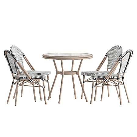 Flash Furniture Marseille Indoor/Outdoor Glass Top 31.5