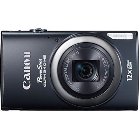 Canon PowerShot ELPH 340 HS 16-Megapixel, Black