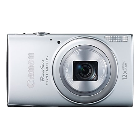 Canon PowerShot ELPH 340 HS 16-Megapixel, Silver