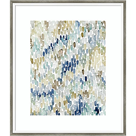 Amanti Art River Wavelets I by Grace Popp Wood Framed Wall Art Print, 18”W x 21”H, White