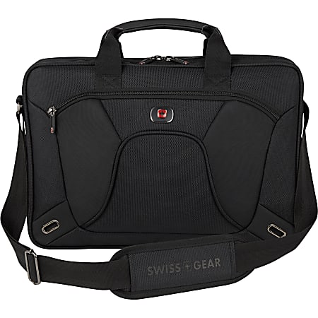 Wenger® APPLICATION Laptop Slimcase With 16" Laptop Pocket And Tablet/eReader Pocket, Black