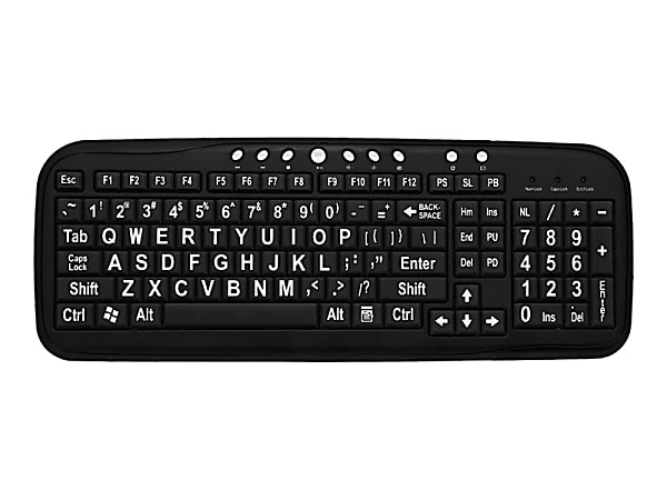 Ergoguys Ezsee CD-1039 Low-vision Keyboard