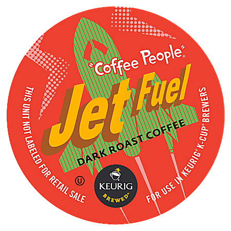 Coffee People Jet Fuel Bold Blend Coffee Single-Serve K-Cup®, Carton Of 24