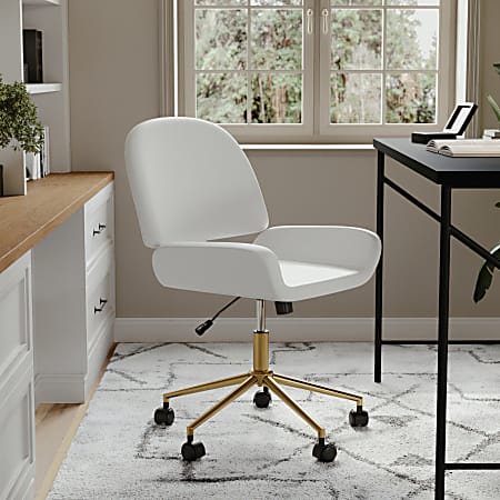 Office chair brass store