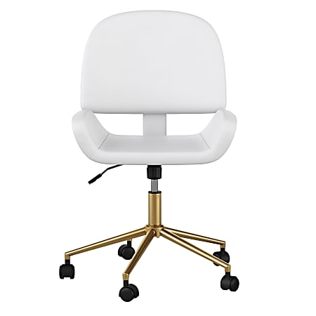 Brass office sales chair