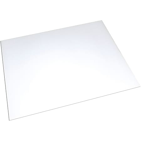 UCreate Coated Poster Board - Project, Poster, Sign, Printing - 28" x 22" - 50 / Carton - White