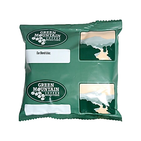 Green Mountain Coffee® Our Blend Coffee Packets, 6.6 Oz, Carton Of 50