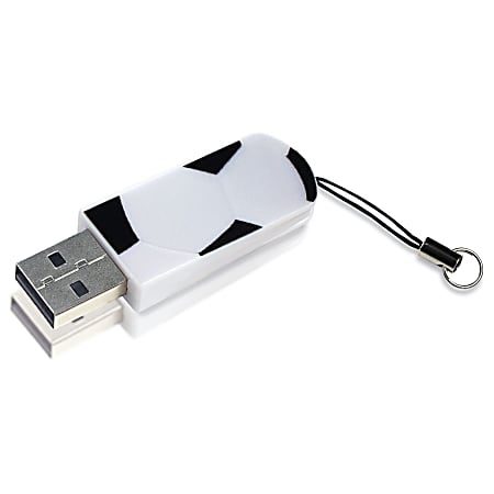 Verbatim 16GB Mini USB Flash Drive, Sports Edition - Soccer
