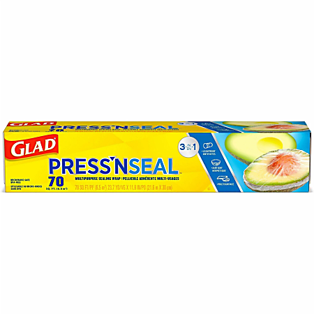 Glad Press&#x27;n Seal Food Plastic Wrap - 11.80"