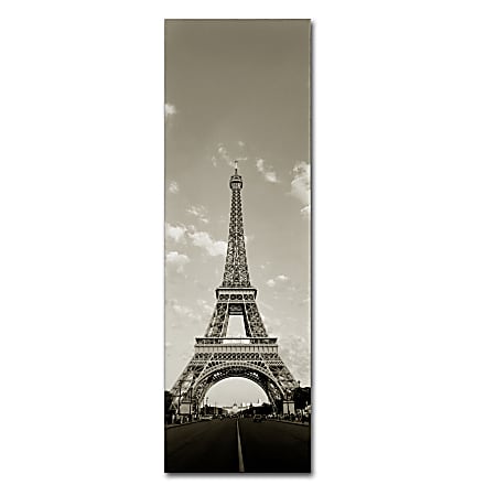 Trademark Global Tour De Eifel Gallery-Wrapped Canvas Print By Preston, 8"H x 24"W