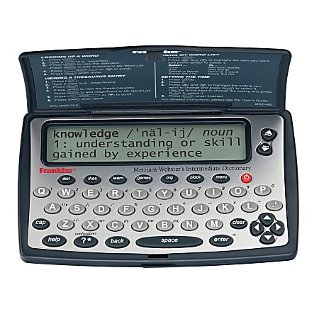 Merriam-Webster® MWD-460 Electronic Dictionary And Thesaurus