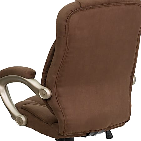 Microfiber office chair high back top